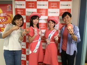 ラジオ大阪PRの様子
